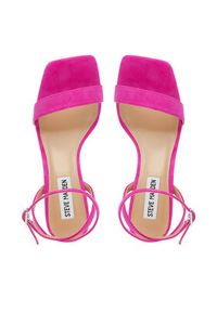 Steve Madden Sandały Luxe Sandal SM11002329-03002-64E Różowy. Kolor: różowy. Materiał: skóra, zamsz #4