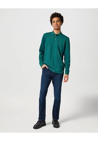 Lee - WRANGLER MĘSKIE SPODNIE JEANSOWE TEXAS SLIM MIDNIGHT RODEO 112358219 W12S017433. Okazja: na co dzień. Sezon: zima, wiosna, jesień, lato. Styl: casual, klasyczny #3