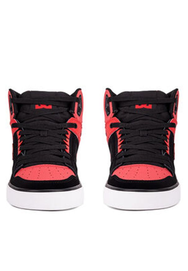 DC Shoes Sneakersy PURE HIGH-TOP WC ADYS400043-FWB Czerwony. Kolor: czerwony. Materiał: skóra