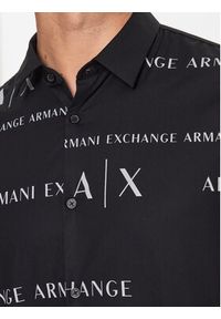 Armani Exchange Koszula 6RZC17 ZNXLZ 22BT Czarny Regular Fit. Kolor: czarny. Materiał: bawełna #4