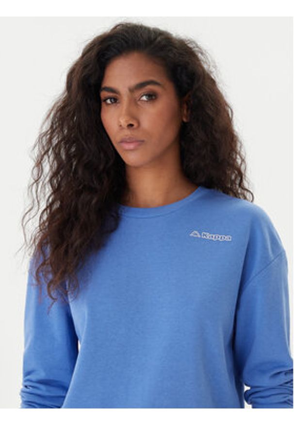 Kappa Bluza Logo Fekka 371M5EW Niebieski Regular Fit. Kolor: niebieski. Materiał: bawełna