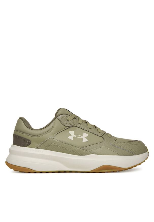 Under Armour Sneakersy UA Edge Leather 3028375 Czarny. Kolor: czarny. Materiał: materiał