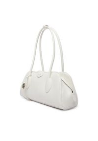 Calvin Klein Torebka Emblem Trio Shoulder Bag LV04F3369G Biały. Kolor: biały. Materiał: skórzane #4