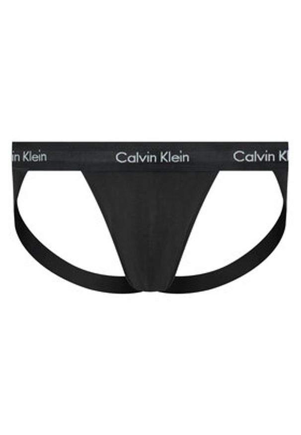 Calvin Klein Underwear Komplet 3 par slipów Jock Strap 000NB3363A Czarny. Kolor: czarny. Materiał: bawełna