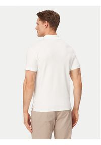 Calvin Klein Polo LV04LE255G Biały Slim Fit. Typ kołnierza: polo. Kolor: biały. Materiał: bawełna #4