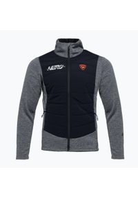Bluza Rossignol męska New Hero Classique Hybrid Clim szara. Kolor: szary. Sport: turystyka piesza