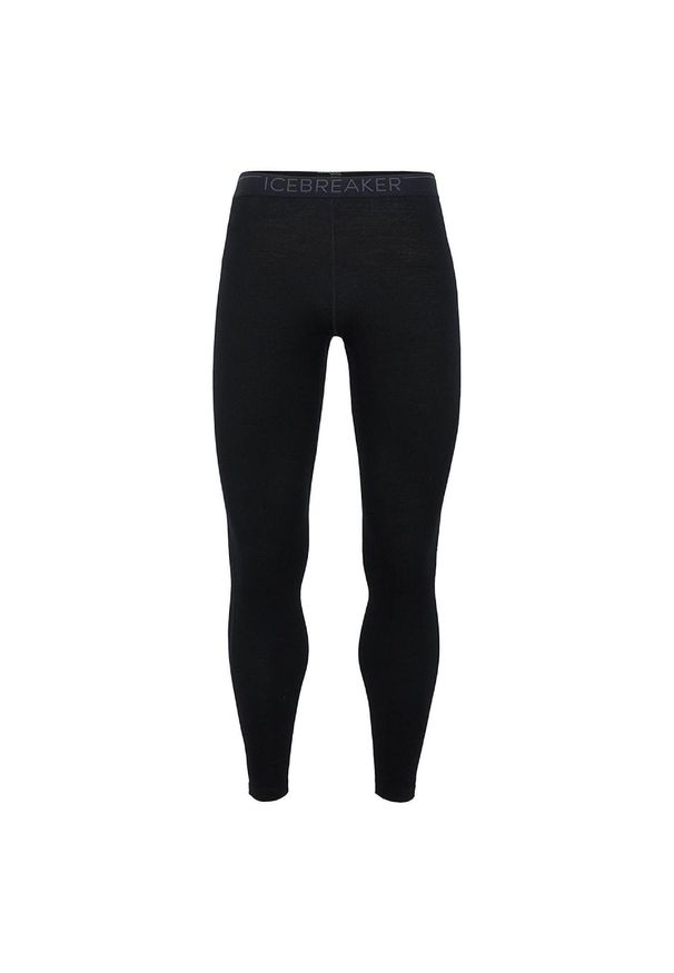Legginsy termoaktywne męskie Icebreaker Merino 260 Tech. Kolor: czarny. Materiał: wełna. Sport: turystyka piesza