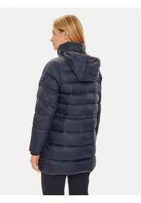 TOMMY HILFIGER - Tommy Hilfiger Płaszcz zimowy WW0WW43119 Granatowy Regular Fit. Kolor: niebieski. Materiał: syntetyk. Sezon: zima