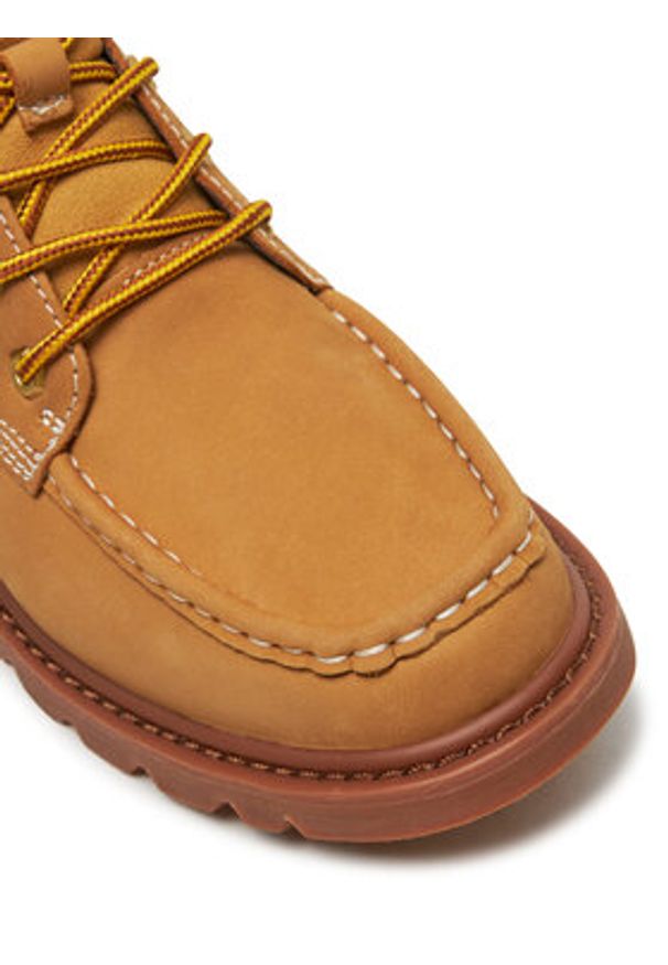 CATerpillar Trapery Colorado Moc Toe P726065 Żółty. Kolor: żółty. Materiał: skóra