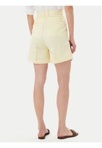 TOMMY HILFIGER - Tommy Hilfiger Szorty materiałowe WW0WW44767 Żółty Regular Fit. Kolor: żółty. Materiał: syntetyk #4