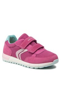 Geox Sneakersy J Alben G. A J15AQA 01422 C8471 S Różowy. Kolor: różowy. Materiał: materiał