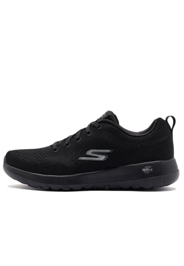skechers - Buty damskie Skechers Go Walk Joy Violet 124640BBK - czarne. Okazja: na co dzień. Zapięcie: sznurówki. Kolor: czarny. Materiał: syntetyk. Szerokość cholewki: normalna. Wzór: aplikacja. Model: Skechers Sport