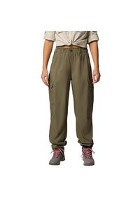 columbia - Spodnie sportowe damskie Skien Valley Cargo Pant. Kolor: zielony. Materiał: nylon, elastan