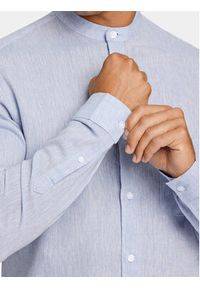 Lindbergh Koszula 30-203344A Błękitny Slim Fit. Kolor: niebieski. Materiał: bawełna