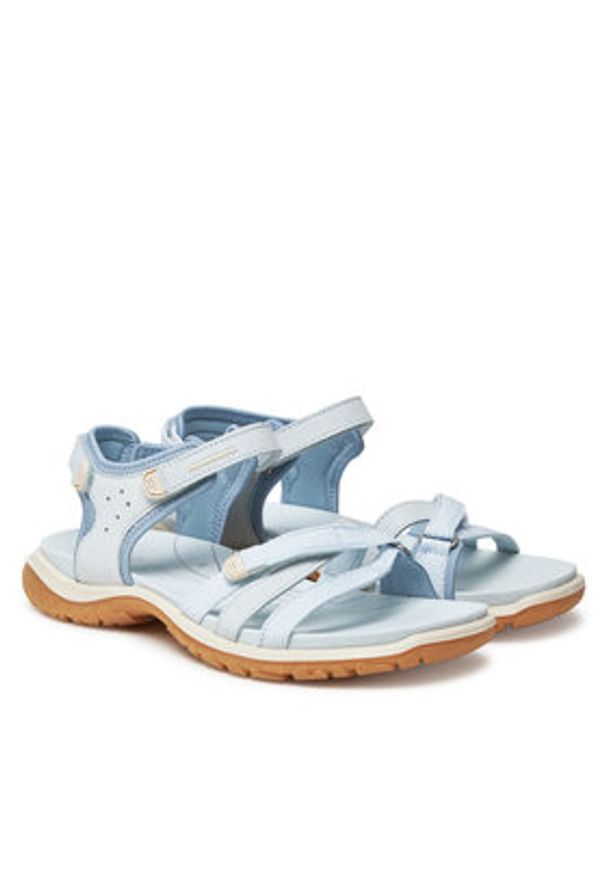 ecco - ECCO Sandały Offroad Roam 85330361245 Błękitny. Kolor: niebieski. Materiał: nubuk, skóra