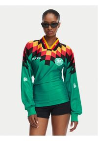 Adidas - adidas Bluzka Germany Reconstructed Bringback KD0970 Zielony Slim Fit. Kolor: zielony. Materiał: syntetyk #1