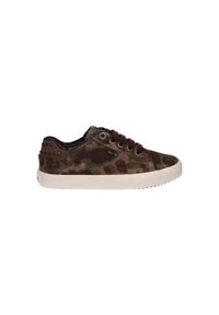 Geox - Buty GEOX J KILWI GIRL Zielony. Kolor: zielony. Materiał: syntetyk, tkanina, skóra. Sport: turystyka piesza