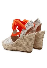 Guess Espadryle Halona FL6HLO FAL04 Beżowy. Kolor: beżowy. Materiał: materiał #4