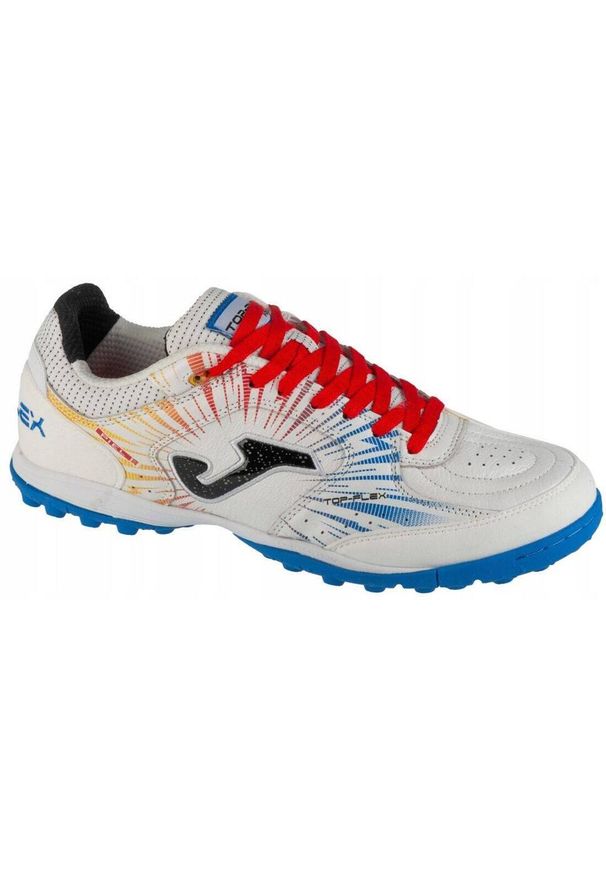 Buty do piłki nożnej męskie Joma Top Flex TF. Kolor: czerwony, biały, wielokolorowy. Sport: piłka nożna