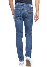 Wrangler - SPODNIE MĘSKIE WRANGLER LARSTON BLUE SMOKE W18SKN34E #8