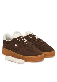 Tommy Jeans Sneakersy The Greenwich Edge Max Suede EN0EN02989 Brązowy. Kolor: brązowy. Materiał: zamsz, skóra #3