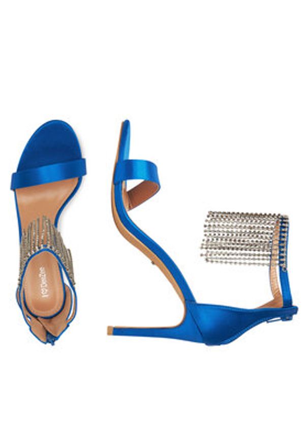 DeeZee Sandały RK01-22 Niebieski. Kolor: niebieski. Materiał: materiał