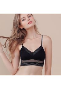 Intica - Braletka bez fiszbin na co dzień Kally. Kolor: biały. Materiał: materiał #6