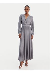 Marella Sukienka koktajlowa Mallo 2613621031 Szary Regular Fit. Kolor: szary. Materiał: wiskoza. Styl: wizytowy #1