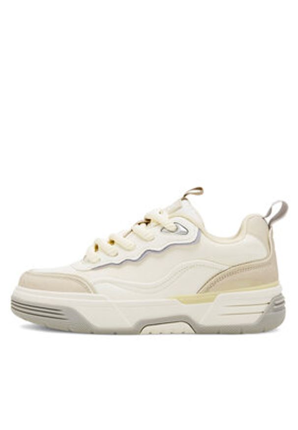 Sprandi Sneakersy A23N0043C-2 Écru. Materiał: skóra
