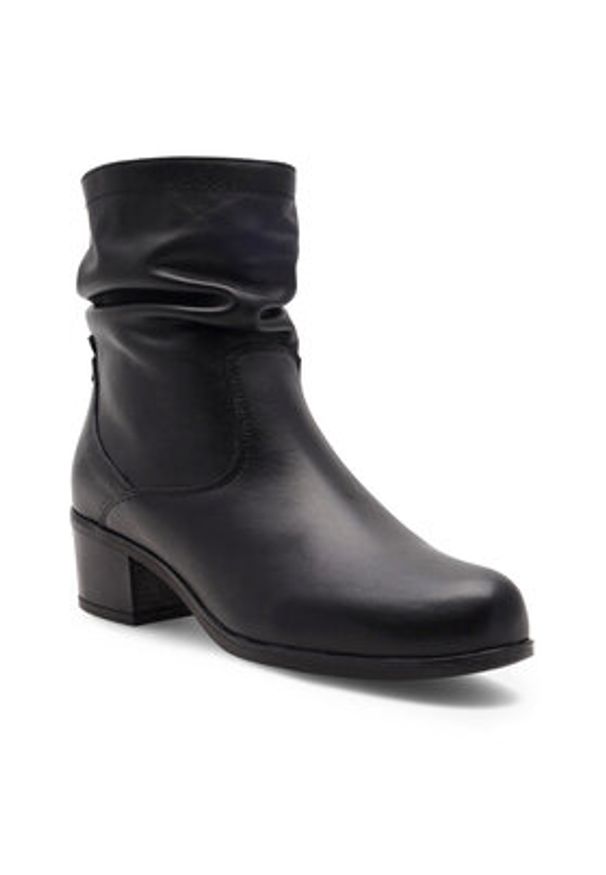 Go Soft Botki EST-GUSTA-12 Czarny. Kolor: czarny. Materiał: skóra