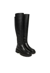 MICHAEL Michael Kors Muszkieterki Asher 40F4ASFB8L Czarny. Kolor: czarny. Materiał: skóra #6