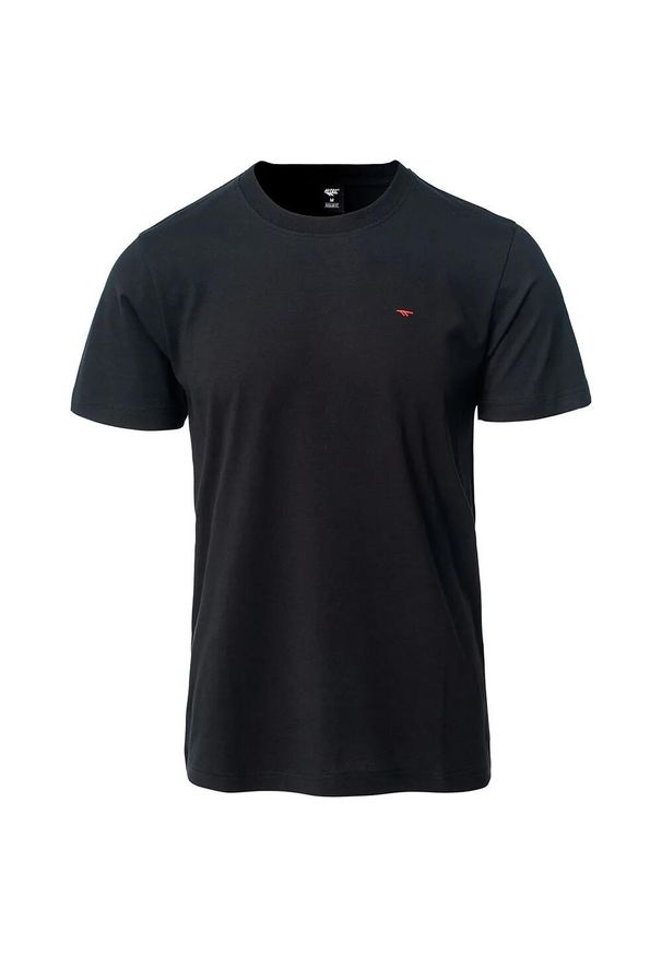 Hi-tec - Męska Koszulka Playo II. Kolor: czarny. Sport: turystyka piesza