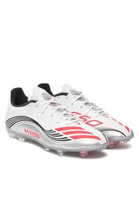 Adidas - adidas Buty do piłki nożnej F50 Messi League JP7446 Biały. Kolor: biały. Materiał: skóra