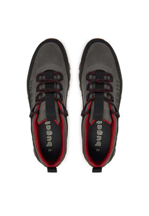 Bugatti Sneakersy 323-A0B01-5055-1110 Szary. Kolor: szary. Materiał: nubuk, skóra