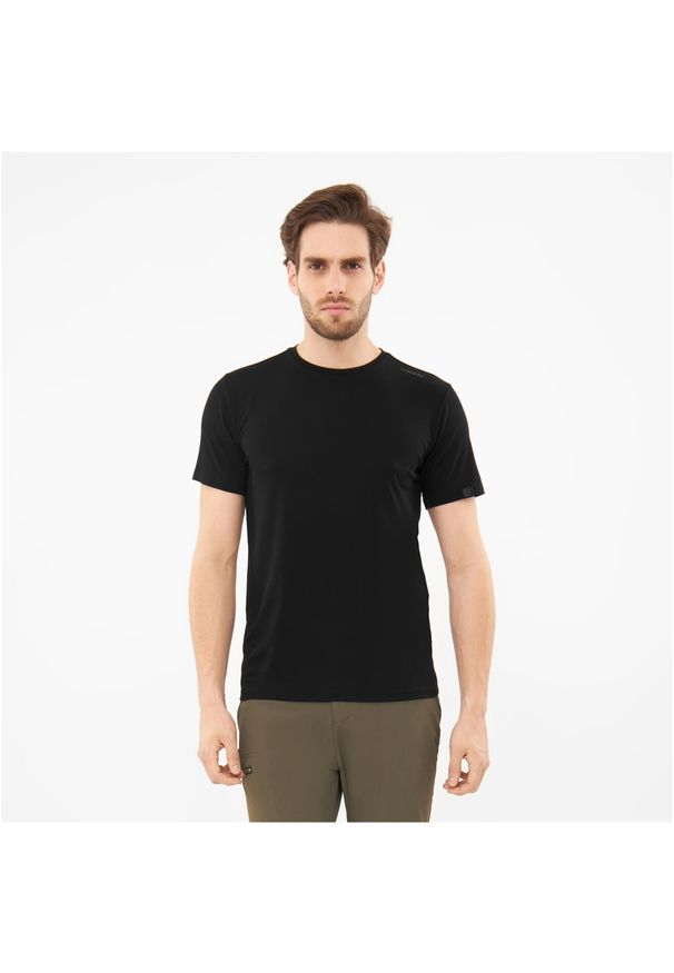 Viking - T-shirt męski VIKING Lenta Bamboo Light. Kolor: szary. Sport: turystyka piesza