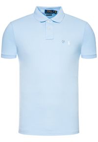 Polo Ralph Lauren Polo Core Replen 710782592 Niebieski Custom Slim Fit. Typ kołnierza: polo. Kolor: niebieski. Materiał: bawełna