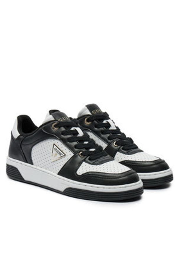 Guess Sneakersy Daiso FLTDAI ELE12 Czarny. Kolor: czarny. Materiał: skóra