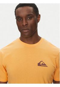 Quiksilver T-Shirt EQYZT08042 Pomarańczowy Regular Fit. Kolor: pomarańczowy. Materiał: bawełna #3