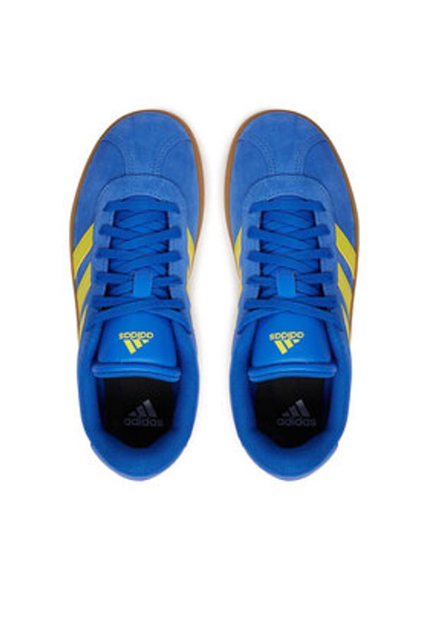 Adidas - adidas Sneakersy VL COURT 3.0 K JH8723 Niebieski. Kolor: niebieski. Materiał: skóra, zamsz