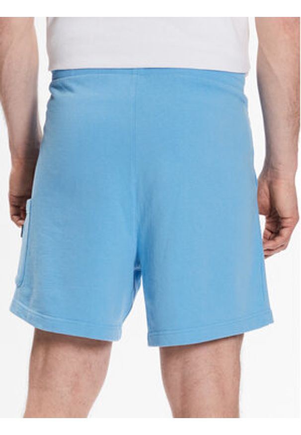 Tommy Jeans Szorty sportowe DM0DM16330 Błękitny Regular Fit. Kolor: niebieski. Materiał: bawełna. Styl: sportowy