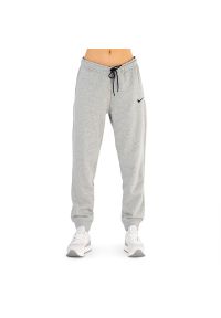 Spodnie Nike Park Women's Fleece Soccer CW6961-063 - szare. Kolor: szary. Materiał: dresówka, bawełna, dzianina, poliester. Sport: piłka nożna