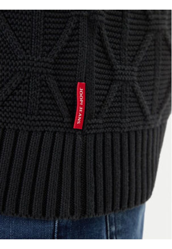 JOOP! Jeans Sweter 15 JJK-18Floriano 30047403 Granatowy Modern Fit. Kolor: niebieski. Materiał: bawełna