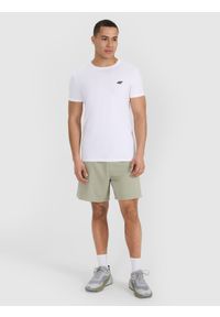 4f - 4F T-shirt slim gładki męski (2-pack) - biały 3XL. Okazja: na co dzień. Kolor: biały. Materiał: bawełna, materiał, jersey. Długość rękawa: krótki rękaw. Długość: krótkie. Wzór: gładki. Styl: klasyczny, sportowy, casual