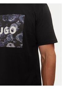 Hugo T-Shirt 50523999 Czarny Regular Fit. Kolor: czarny. Materiał: bawełna