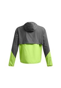 Kurtka treningowa męska Under Armour UA Legacy Windbreaker - szara. Kolor: szary. Materiał: tkanina, poliester, materiał