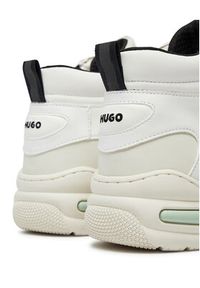 Hugo Sneakersy Kedge 50523969 Biały. Kolor: biały. Materiał: skóra