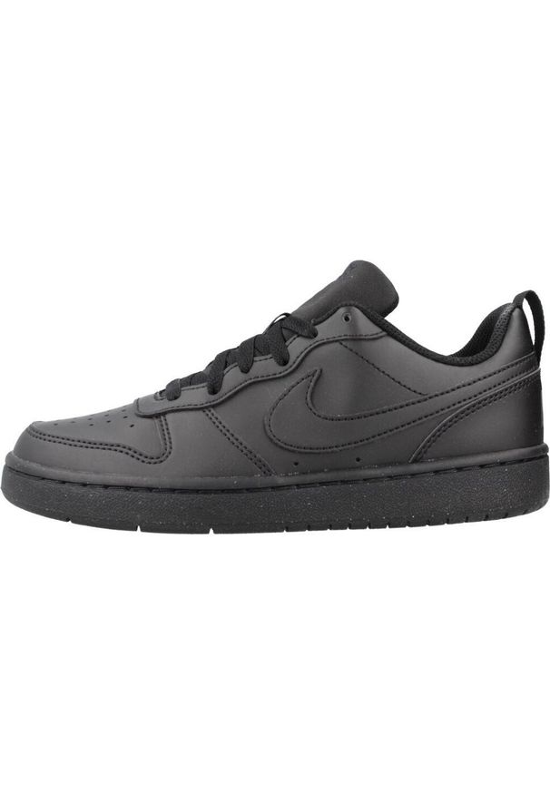 Buty do chodzenia damskie Nike Court Borough Low Recraft. Kolor: czarny. Materiał: materiał, syntetyk. Szerokość cholewki: normalna. Model: Nike Court. Sport: turystyka piesza