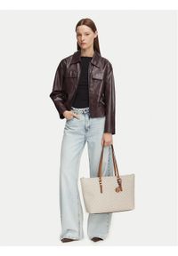 MICHAEL Michael Kors Torebka 30T6GQNT9B Kremowy. Kolor: kremowy. Materiał: skórzane #1