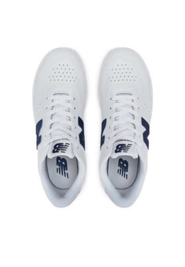 New Balance Sneakersy BB80GRN Biały. Kolor: biały. Materiał: skóra