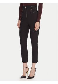 Elisabetta Franchi Spodnie materiałowe PA-119-56E2-V440spodnie Czarny Regular Fit. Kolor: czarny. Materiał: syntetyk #1